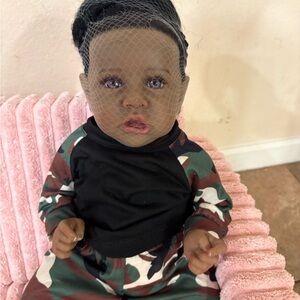 Reborn African American Baby Doll